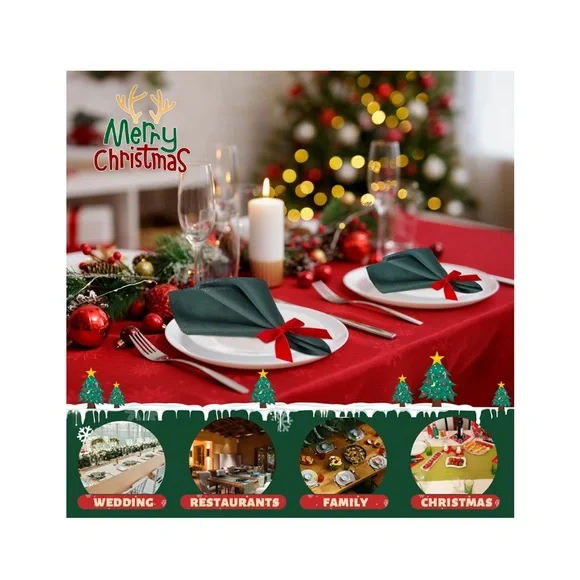 Christmas Napkin Rings Set of 6 - Picture 5 of 7